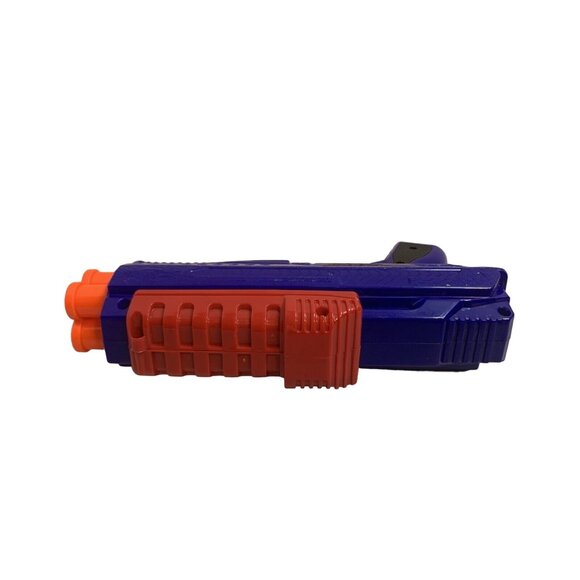 Vintage Wizard Toy Dart Gun Blaster Blue Orange 90s Retro Space Pistol Toy Gift - Picture 5 of 7